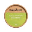 HappySoaps Natural Deodorant Coco Lime, 45 g