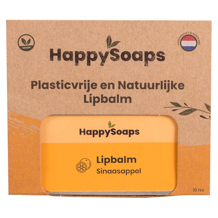 HappySoaps Orange Lip Balm, 10 ml