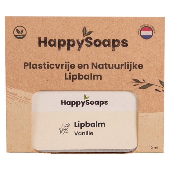 HappySoaps Vanilla Lip Balm, 10 ml