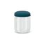 Ekobo Glasburk med silikonlock - Blue Abyss