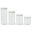 Ekobo Glasburk med silikonlock - Cloud