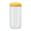 Ekobo Glasburk med silikonlock - Mimosa