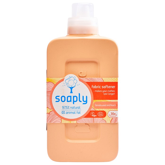 Soaply Sköljmedel Sandalwood & Peach, 750 ml