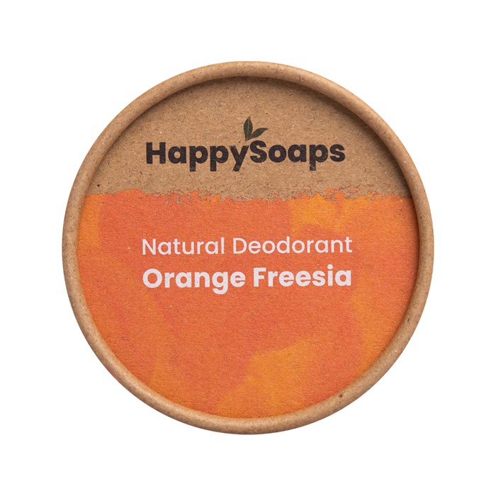 HappySoaps Natural Deodorant Orange Freesia, 45 g