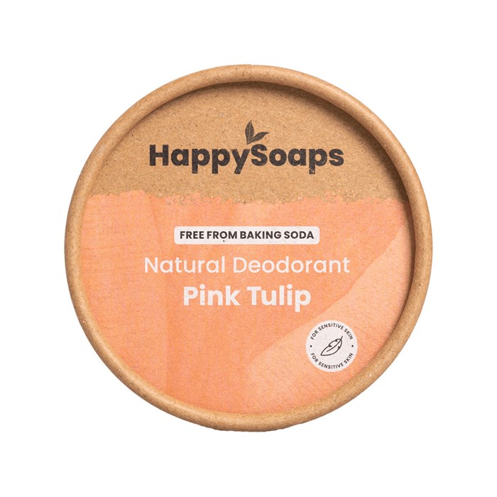 HappySoaps Natural Deodorant Pink Tulip, 45 g