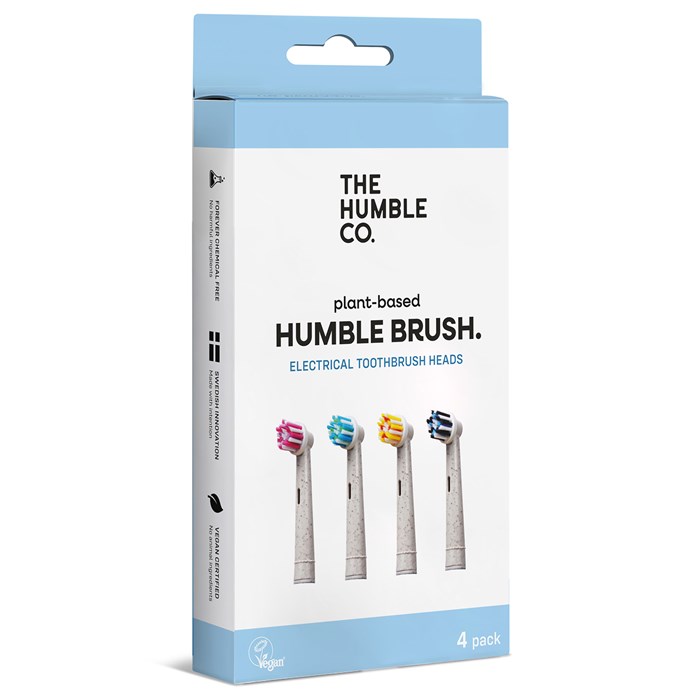 The Humble Co. Borsthuvud till Oral-B, 4-pack