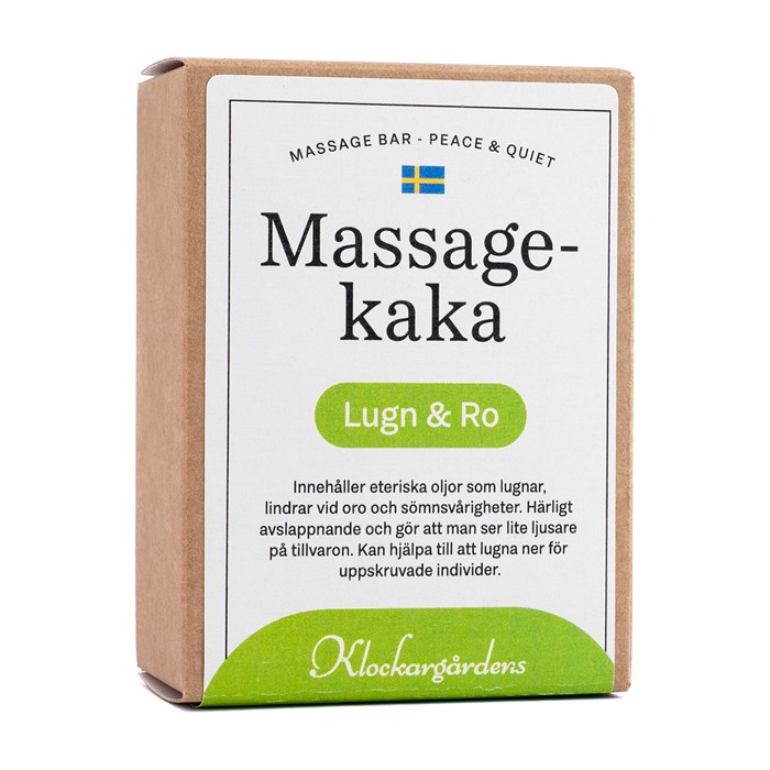 Klockargårdens Massagekaka Lugn & Ro, 50 g