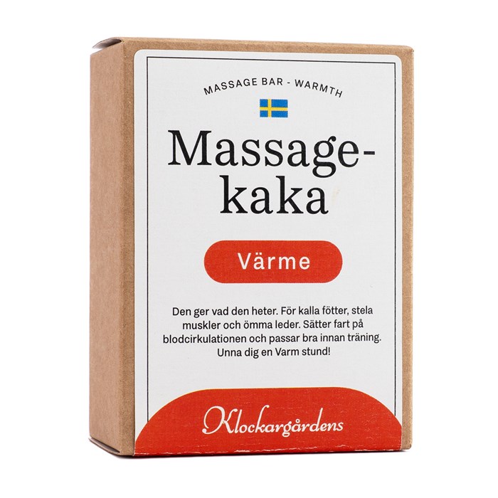 Klockargårdens Massagekaka Värme, 50 g
