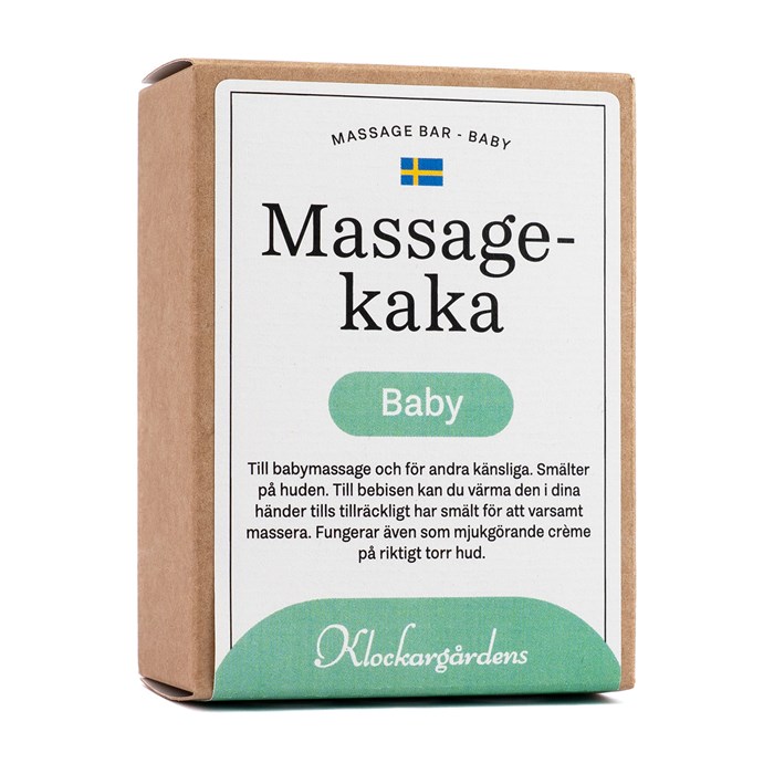 Klockargårdens Massagekaka Baby, 50 g