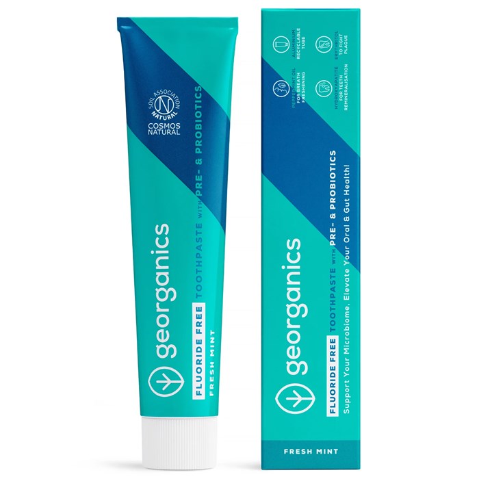 Georganics Tandkräm med Prebiotika & Probiotika - Fresh Mint, 75 ml