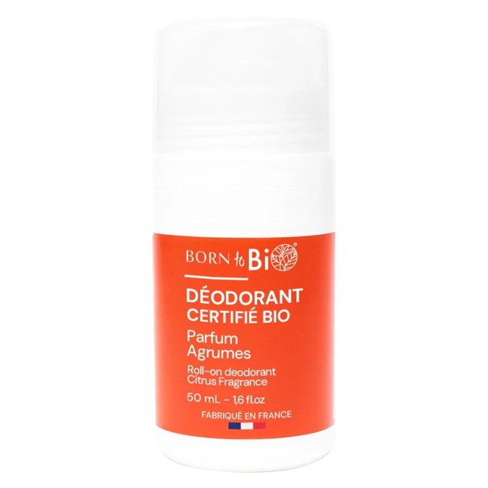 Born to Bio Citrus Roll-On Deodorant, 50 ml