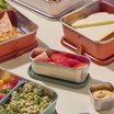 Klean Kanteen Rise Snack Box - Brushed Stainless, 295 ml