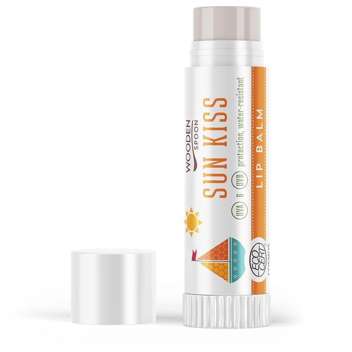 Wooden Spoon Organic Lip Balm Sun Kiss (UV protection), 4,3 ml