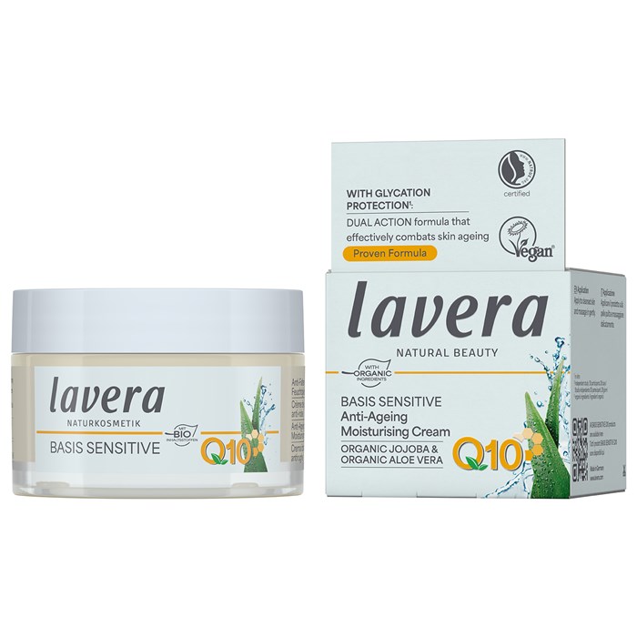 Lavera Basis Sensitive Anti-Ageing Moisturising Cream Q10, 50 ml - Lavera