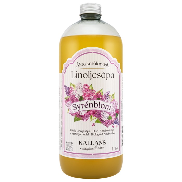 Källans Naturprodukter Äkta Småländsk Linoljesåpa Syrénblom