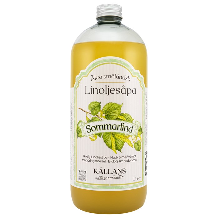 Källans Naturprodukter Äkta Småländsk Linoljesåpa Sommarlind