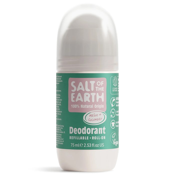 Salt of the Earth Melon & Cucumber Roll-On Deodorant, 75 ml