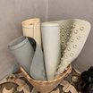 Hevea Badmatta Naturgummi - Honeycomb, 75 x 34 cm