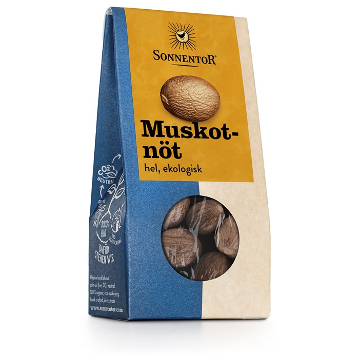 Sonnentor Muskotnöt Hel, 25 g