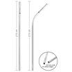 Bunkoza Eco Stainless Steel Straws, 8 st