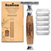 Bambaw Classic Säkerhetsrakhyvel med Bambuhandtag + 5 st rakblad