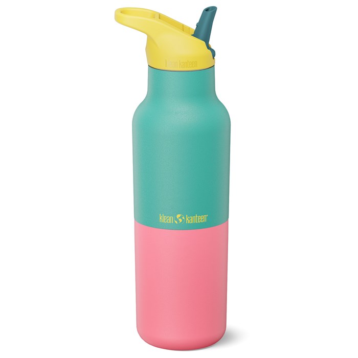 Klean Kanteen Rise Classic Isolerad Vattenflaska - Turquoise Kaleidoscope, 473 ml