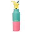 Klean Kanteen Rise Classic Isolerad Vattenflaska - Turquoise Kaleidoscope, 473 ml