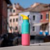 Klean Kanteen Rise Classic Isolerad Vattenflaska - Turquoise Kaleidoscope, 473 ml