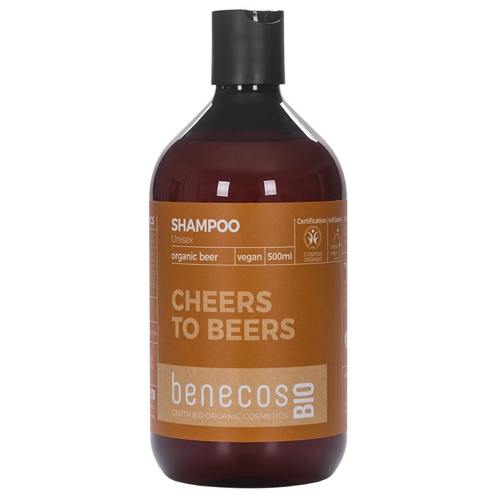 Benecos Unisex Shampoo Organic Beer, 500 ml