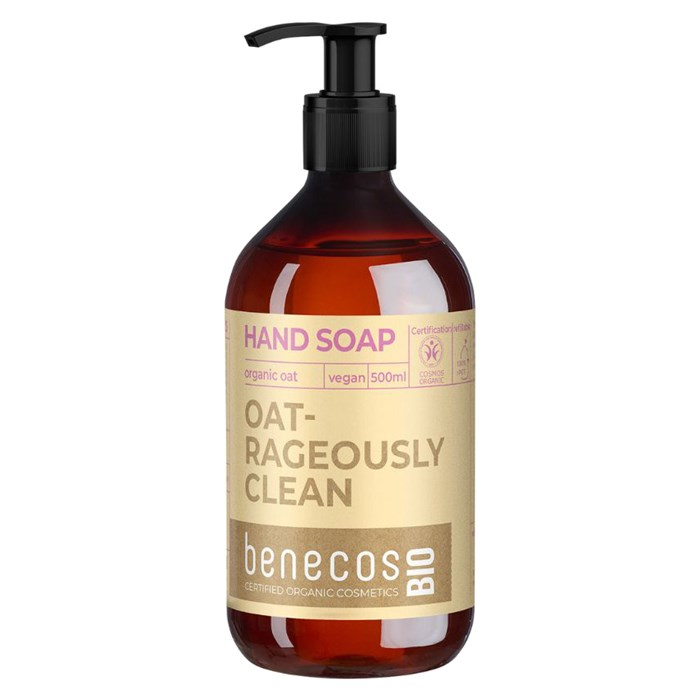 Benecos Hand Soap Organic Oat, 500 ml