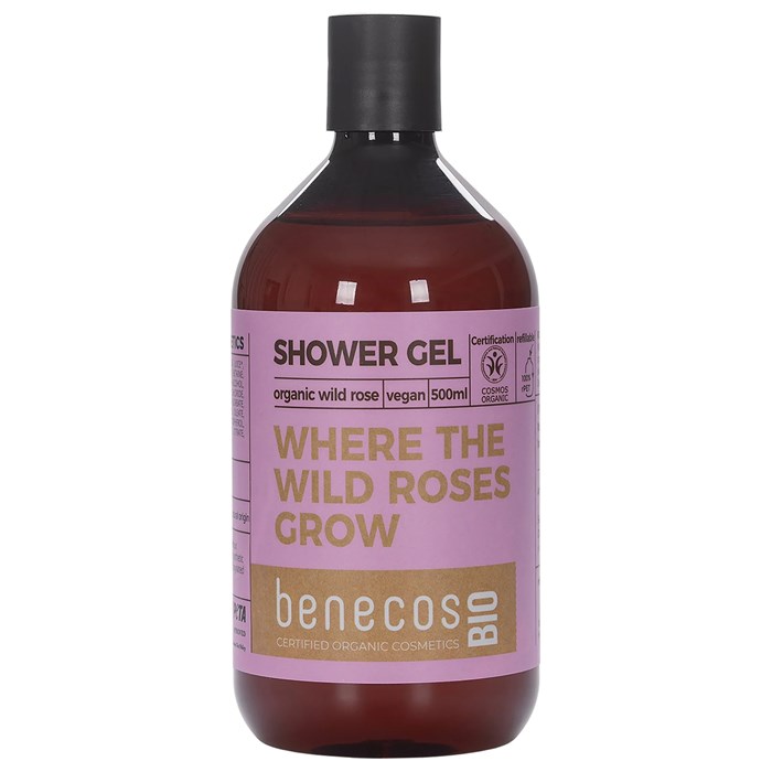 Benecos Shower Gel Organic Wild Rose, 500 ml