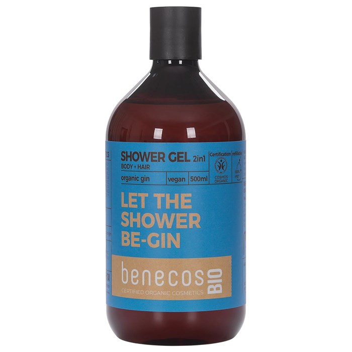 Benecos Shower Gel 2-in-1 Organic Gin, 500 ml