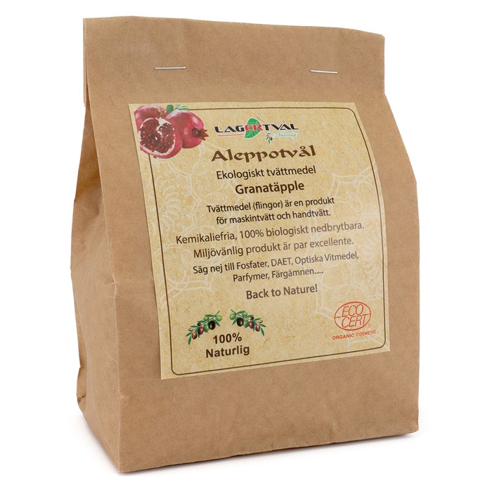 Lagertvål Tvättflingor Aleppotvål, 400 g