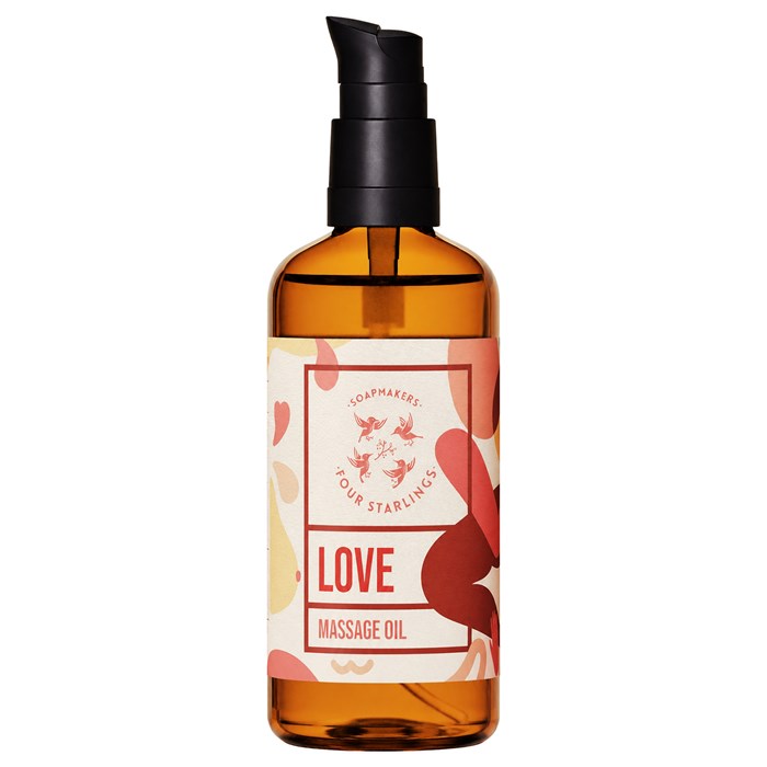 Four Starlings Love Massage Oil, 100 ml