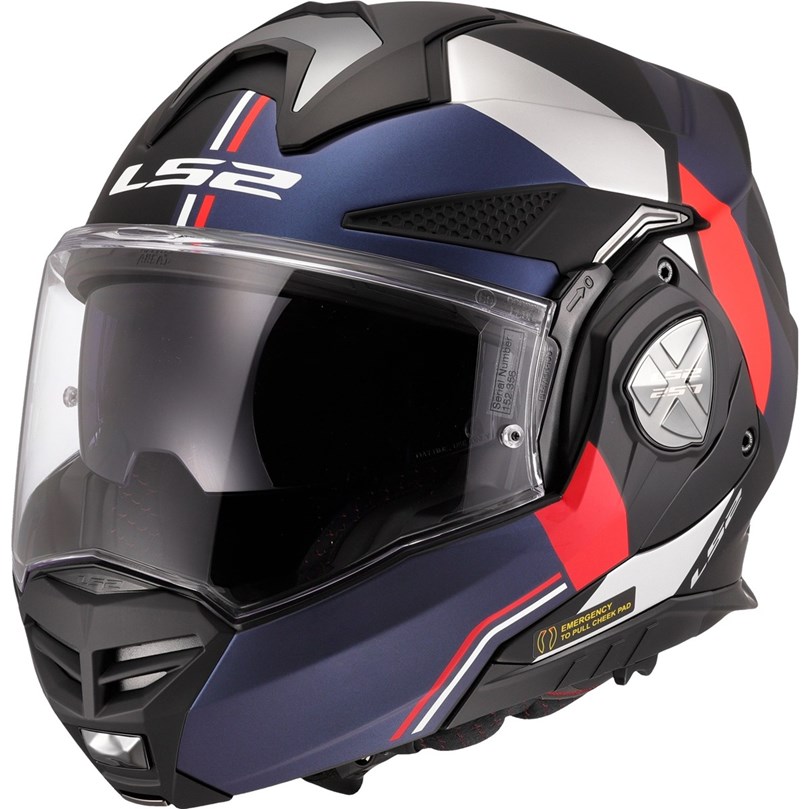 HJÄLM LS2 FF901 ADVANT X Ultra Blå/Röd