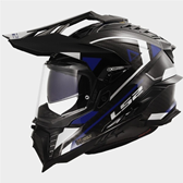 HJÄLM LS2 MX701 EXPLORER CARBON Adventure Blå