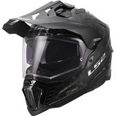 HJÄLM LS2 MX701 EXPLORER CARBON Forged Svart