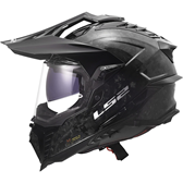 HJÄLM LS2 MX701 EXPLORER CARBON Forged Svart