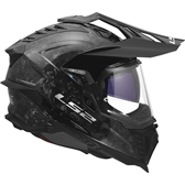 HJÄLM LS2 MX701 EXPLORER CARBON Forged Svart