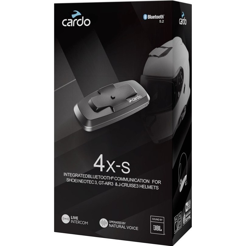 CARDO INTERCOM 4X-S FÖR SHOEI GENERATION 3