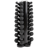 HANTELSET HEXAGON 1-10 KG, 10 PAR
