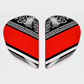 SAJ-SIDOPLATTOR RIBBON RÖD