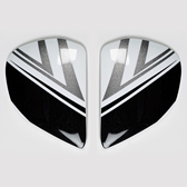 VAS-V SIDOPLATTOR SHAPED SVART