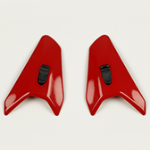 TD VENTIL-3 FRÄMRE SET RACING RÖD