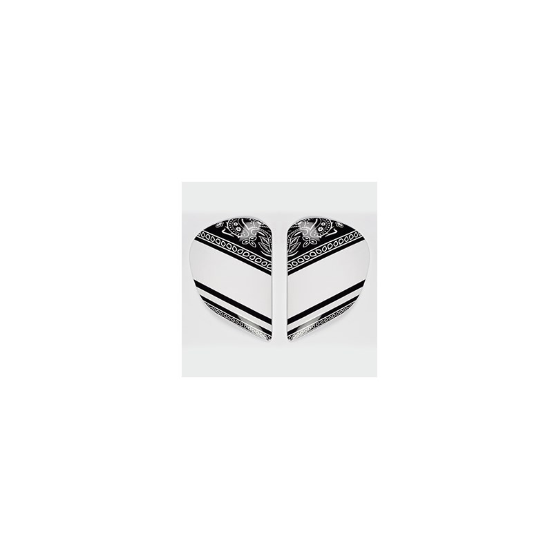 SAJ-SIDOPLATTOR RIBBON VIT