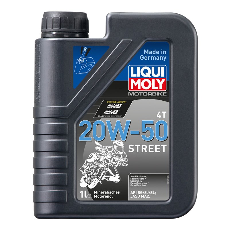 LIQUI MOLY MOTOROLJA 4T 20W-50 STREET 1L