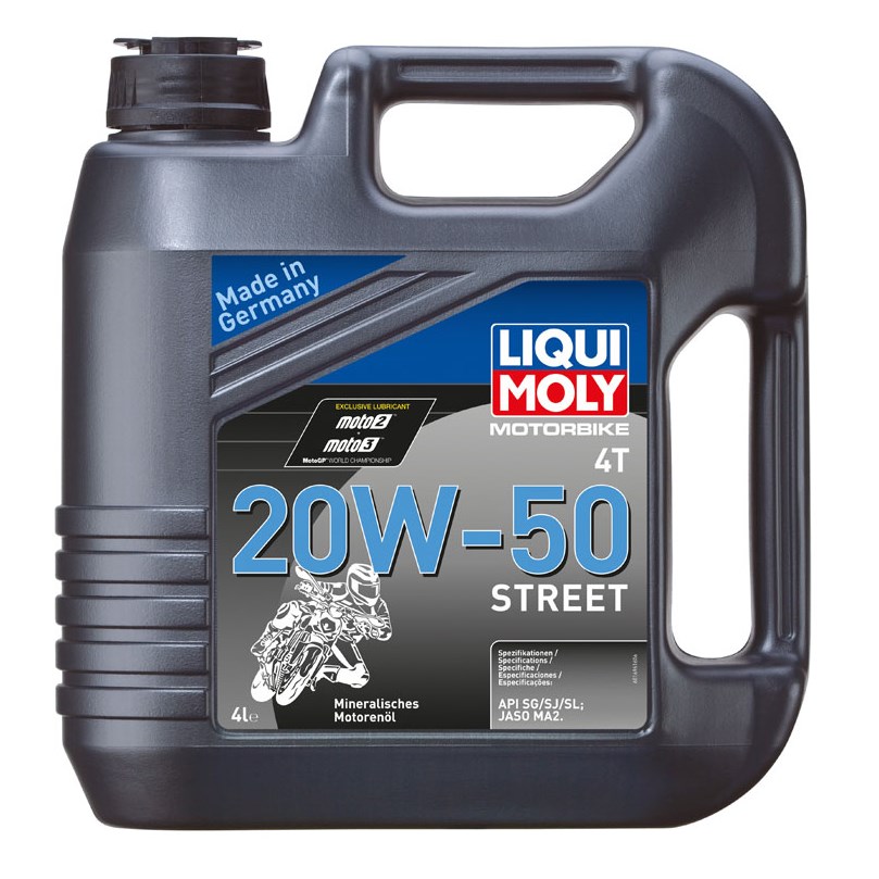 LIQUI MOLY MOTOROLJA 4T 20W50 STREET 4L