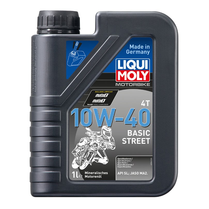 LIQUI MOLY MOTOROLJA 4T 10W-40 BASIC STREET 1L