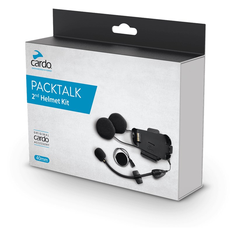 CARDO PACKTALK BOLD/BLACK 2ND HELMET KIT