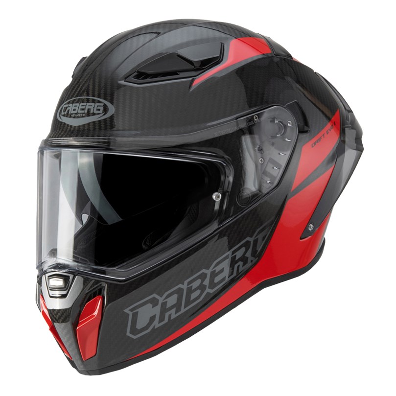 HJÄLM CABERG DRIFT EVO II CARBON Nova Röd